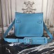 Hermes Blue Jean Clemence Jypsiere 28cm Bag