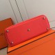 Hermes Bolide 31cm Bag In Red Swift Leather