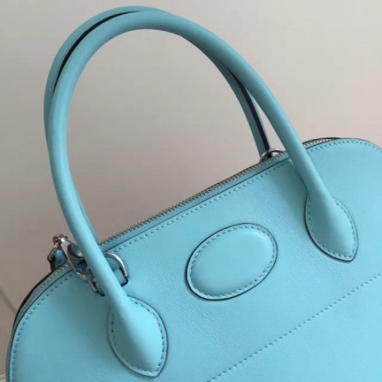 Hermes Bolide 31cm Bag In Celeste Swift Leather