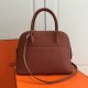 Hermes Bolide 31cm Bag In Brown Swift Leather