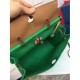 Hermes Herbag Zip PM 31cm Bag In Green Canvas