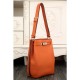 High End Hermes So Kelly 22cm Bag In Orange Leather