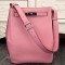 Hermes So Kelly 22cm Bag In Pink Leather