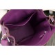 Hermes So Kelly 22cm Bag In Purple Leather