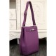 Hermes So Kelly 22cm Bag In Purple Leather