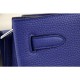 Imitation Hermes So Kelly 22cm Bag In Blue Leather