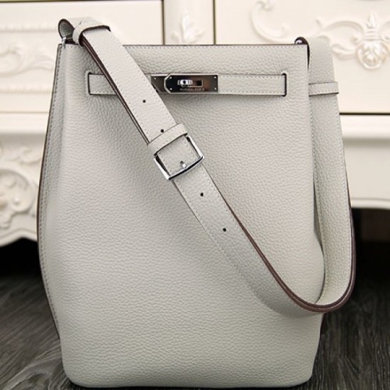 Replica AAA Hermes So Kelly 22cm Bag In White Leather