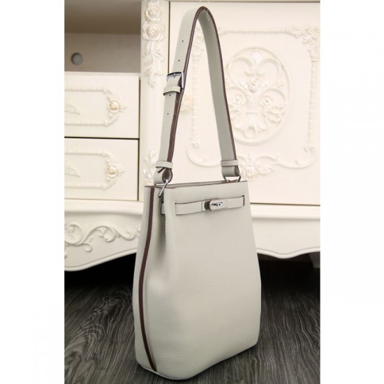 Replica AAA Hermes So Kelly 22cm Bag In White Leather