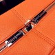 Hermes Victoria II 35cm Bag In Orange Leather Replica