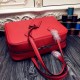 New Hermes Victoria II 35cm Bag In Red Leather 