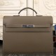 Replica Imitation Hermes Grey Kelly Depeche 38cm Briefcase Bag