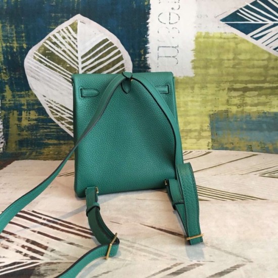 Knockoff Hermes Malachite Clemence Kelly Ado PM Backpack Replica