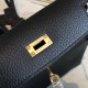 Copy Hermes Black Clemence Kelly Ado PM Backpack