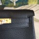 Copy Hermes Black Clemence Kelly Ado PM Backpack