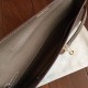 Hermes Etoupe Epsom Kelly Cut Clutch Handmade Bag