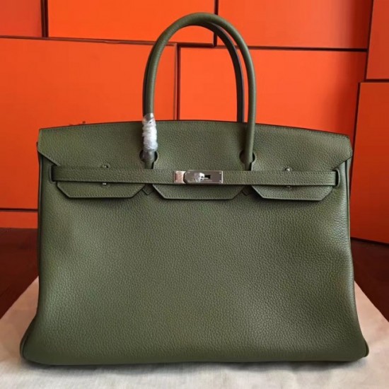 High Quality Hermes Canopee Clemence Birkin 40cm Handmade Bag