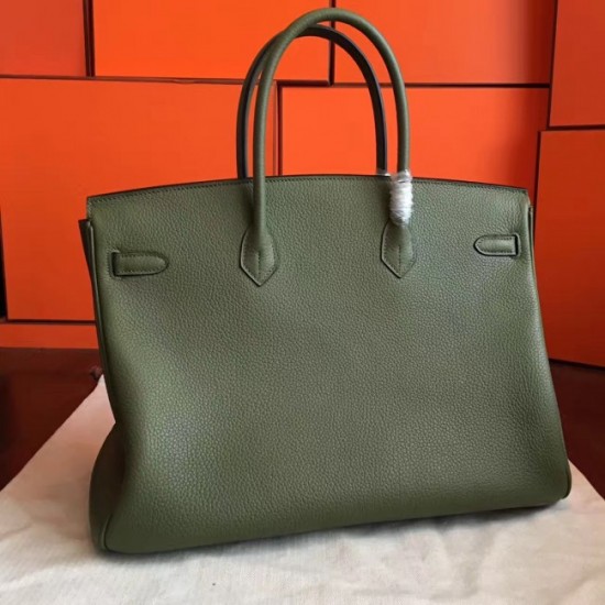 High Quality Hermes Canopee Clemence Birkin 40cm Handmade Bag