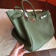 High Quality Hermes Canopee Clemence Birkin 40cm Handmade Bag