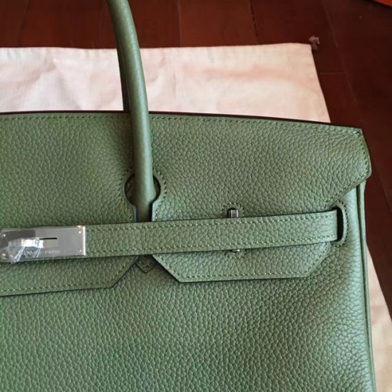 High Quality Hermes Canopee Clemence Birkin 40cm Handmade Bag