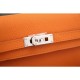 Copy High End Hermes Kelly Longue Wallet In Orange Epsom Leather 