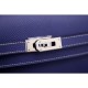 Imitation High Quality Hermes Kelly Longue Wallet In Electric Blue Epsom Leather