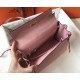 Hermes Kelly 28cm Retourne Bag In Pink Clemence Leather