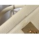 Hermes Kelly 28cm Retourne Bag In Beton Clemence Leather