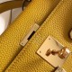 Hermes Kelly 28cm Retourne Bag In Soleil Clemence Leather