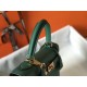 Hermes Kelly 28cm Sellier Bag In Malachite Epsom Leather