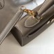 Hermes Kelly 28cm Sellier Bag In Taupe Epsom Leather