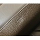 Hermes Halzan 31cm Bag In Taupe Clemence Leather