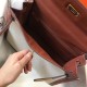 Hermes Kelly 32cm Sellier Bag In Canvas With Barenia Leather