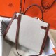 Hermes Kelly 32cm Sellier Bag In Canvas With Barenia Leather