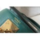 Hermes Kelly 32cm Retourne Bag In Malachite Clemence Leather