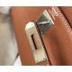 Hermes Kelly 32cm Retourne Bag In Gold Clemence Leather