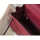 Hermes Kelly 32cm Retourne Bag In Bordeaux Clemence Leather