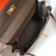 Hermes Kelly 32cm Retourne Bag In Taupe Clemence Leather