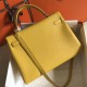 Hermes Kelly 32cm Retourne Bag In Soleil Clemence Leather