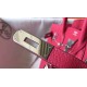 Hermes Birkin 30cm Bag In Rose Red Clemence Leather