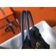 Hermes Birkin 30cm Bag In Blue Agate Clemence Leather