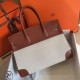 Hermes Birkin 30cm Bag In Canvas With Barenia Leather