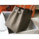 Hermes Birkin 35cm Bag In Tourterelle Clemence Leather