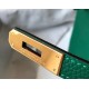 Hermes Birkin 35cm Bag In Malachite Clemence Leather