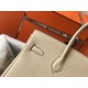 Hermes Birkin 35cm Bag In Argile Clemence Leather