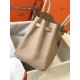 Hermes Birkin 35cm Bag In Argile Clemence Leather