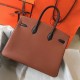 Hermes Bi-Color Birkin 35cm Bag In Brown/Black Clemence Leather