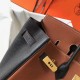 Hermes Bi-Color Birkin 35cm Bag In Brown/Black Clemence Leather