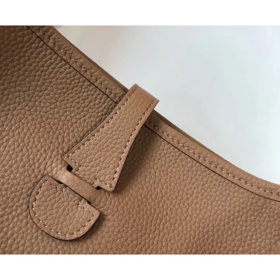 Hermes Evelyne III 29 PM Bag In Trench Clemence Leather