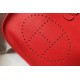 Hermes Evelyne III 29 PM Bag In Red Clemence Leather