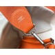 Hermes Evelyne III 29 PM Bag In Orange Clemence Leather